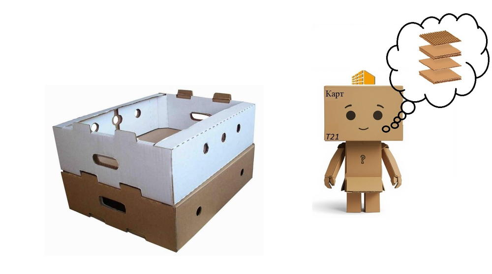 Гофролотки для овощей и фруктов