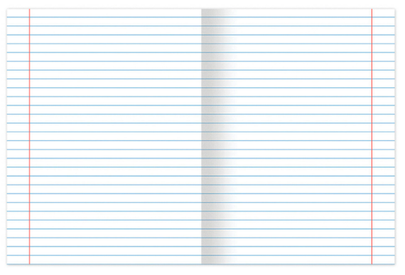 Тетради А5 24л. Скрепка. Линия-Планеты