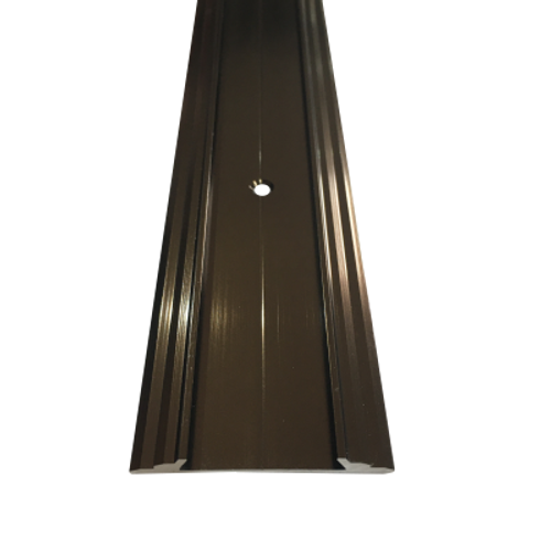 Порог-стык с рез. 46мм "DO-1" 2,7м (осн.) Бронза глянец с цв. рез. анод. ал.