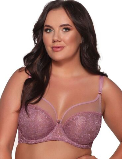 Сиреневый бюстгальтер на косточках с мягкой чашкой Crystal Lily (Размер: 75D) (Цвет: сиреневый)