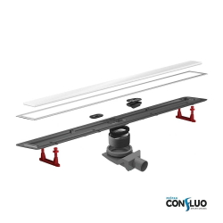 Душевой лоток Pestan Confluo Premium Line 550 White Glass