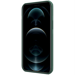Усиленный защитный чехол зеленого цвета от Nillkin для iPhone 13 Pro, серия Super Frosted Shield Pro, двухкомпонентный