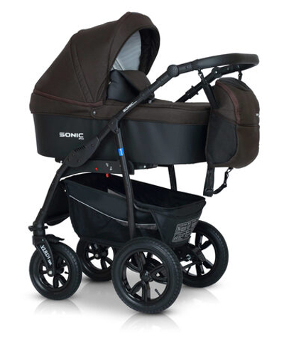 Детская коляска Verdi Sonic Plus 3 в 1 (Темно-коричневый)