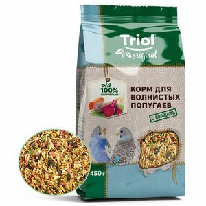 Корм для волнистых попугаев Triol Original с овощами