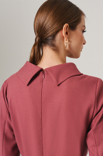 51602 Платье женское (брусничный)