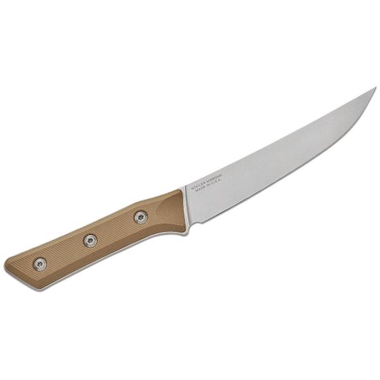 Нож кухонный Microtech Kitchen Boning 3100-10CE с клинком из стали M390MK, рукоять G10