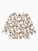 Лонгслив оверсайз Mjölk Ракеты