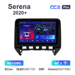 Teyes CC2 Plus 10,2"для Nissan Serena 2020+