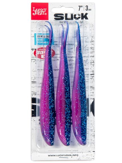 Слаги LJ 3D Series SLICK SHAD-V 7.0in (17,8) Z18 3шт.