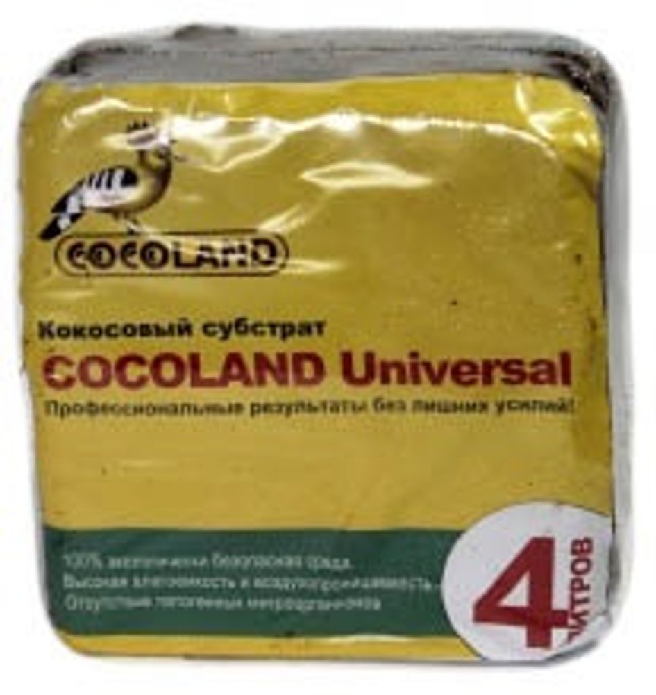 Субстрат кокосовый брикет 4л Cocoland universal
