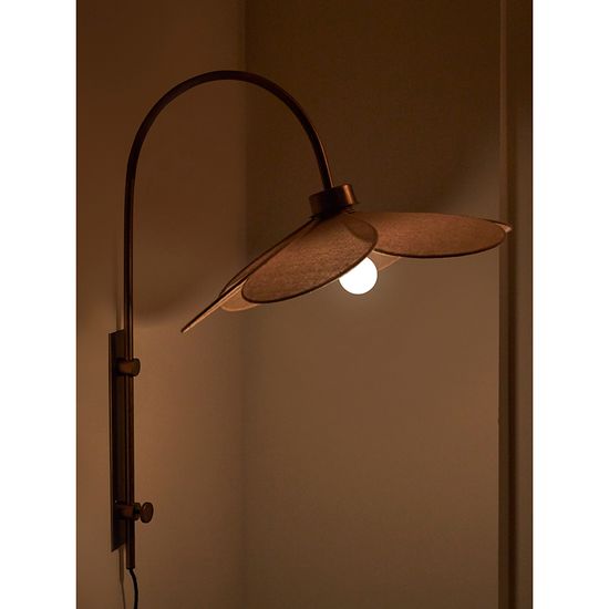 Светильник настенный kamille, 55х67 см, бежевый