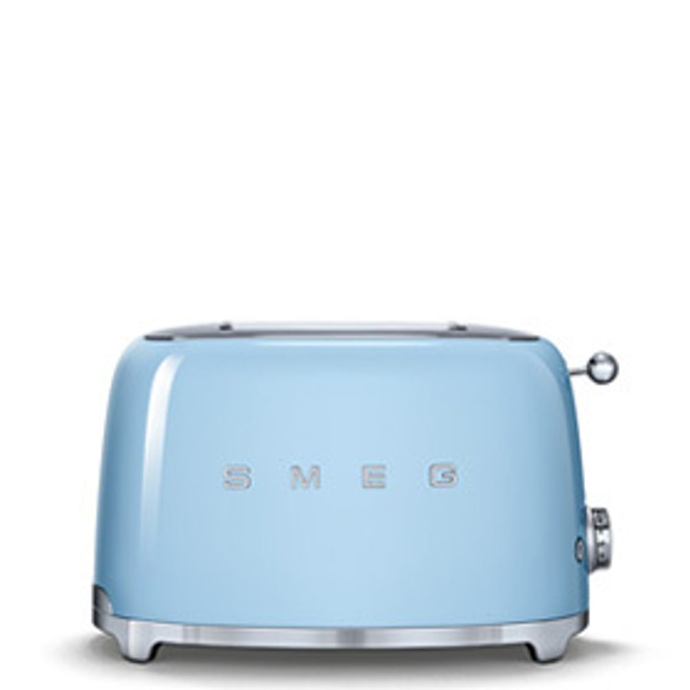 Тостер  на 2 тоста Smeg TSF01PBEU голубой