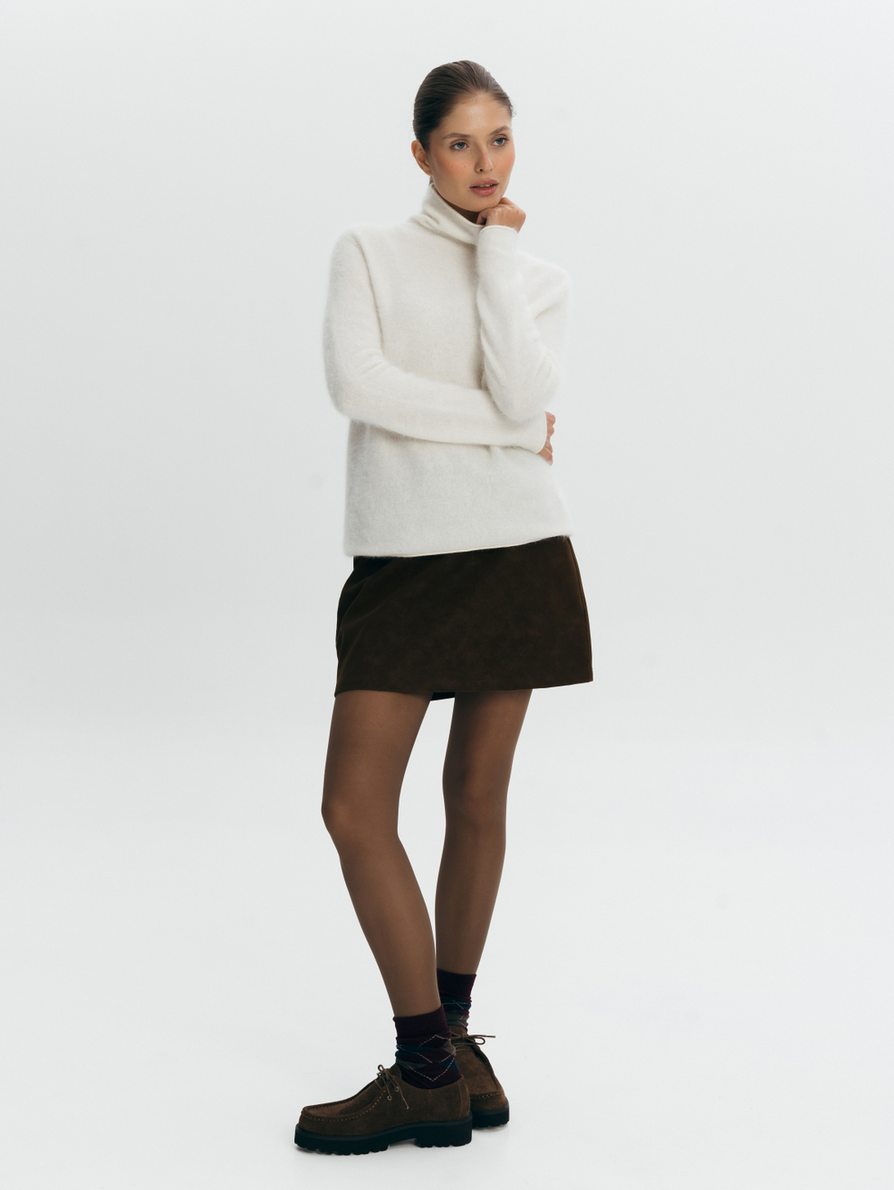 Свитер из тонкой шерсти