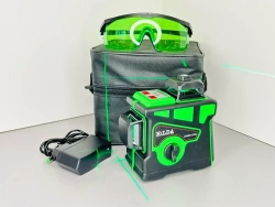 Лазерный уровень/нивелир HilDA 3D 12 линий, single зеленый луч Хилда