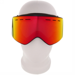 Очки горнолыжные H057 черная оправа/оранжевая линза