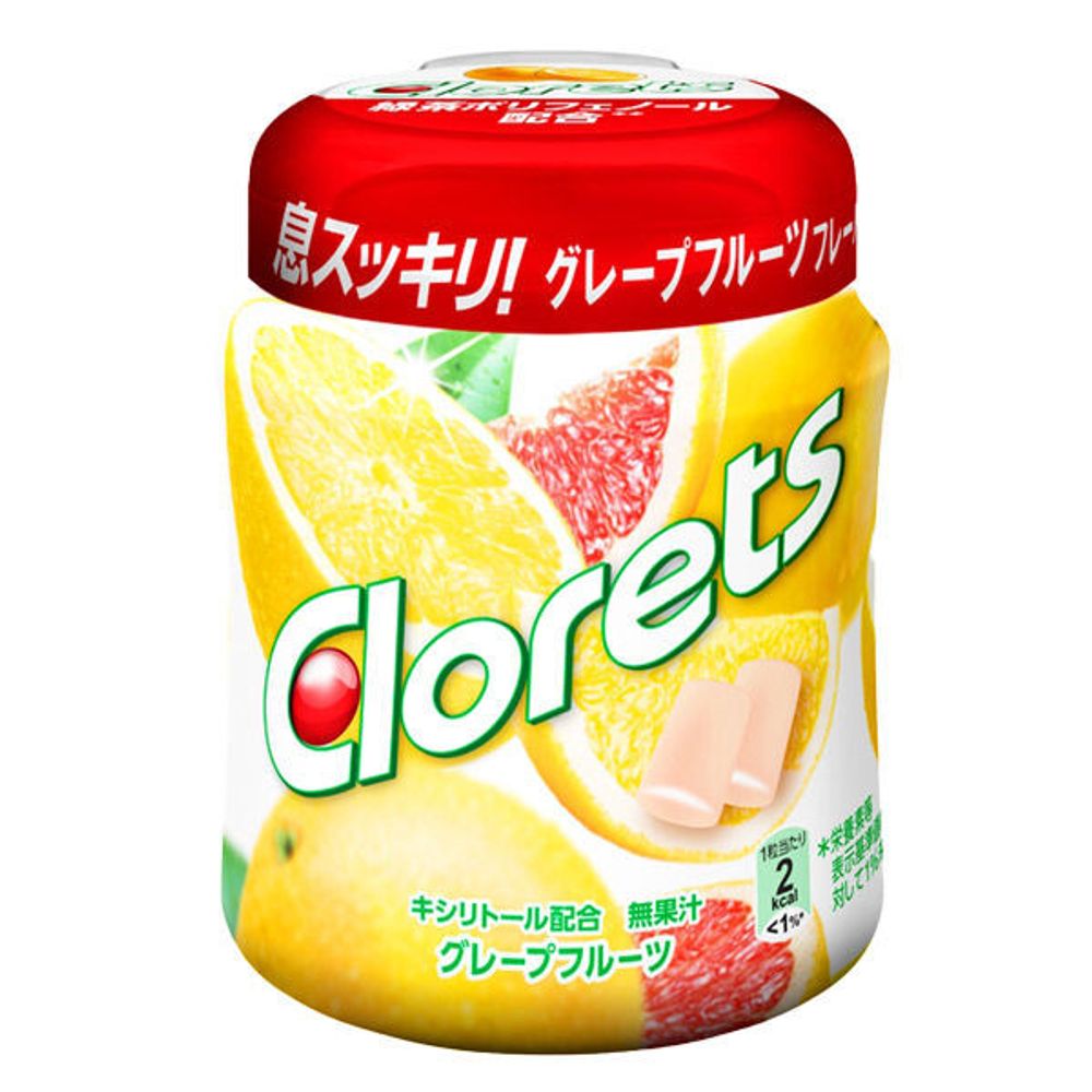 Резинка жевательная Clorets XP Grapefruit Mint bottle Грейпфрут и мята 140г