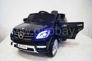 Детский электромобиль River Toys MERCEDES-BENZ ML350 черный фото №1