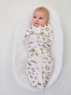 Пеленка кокон для новорожденного