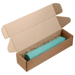 Свеча декоративная бирюзового цвета Edge 25,5 см