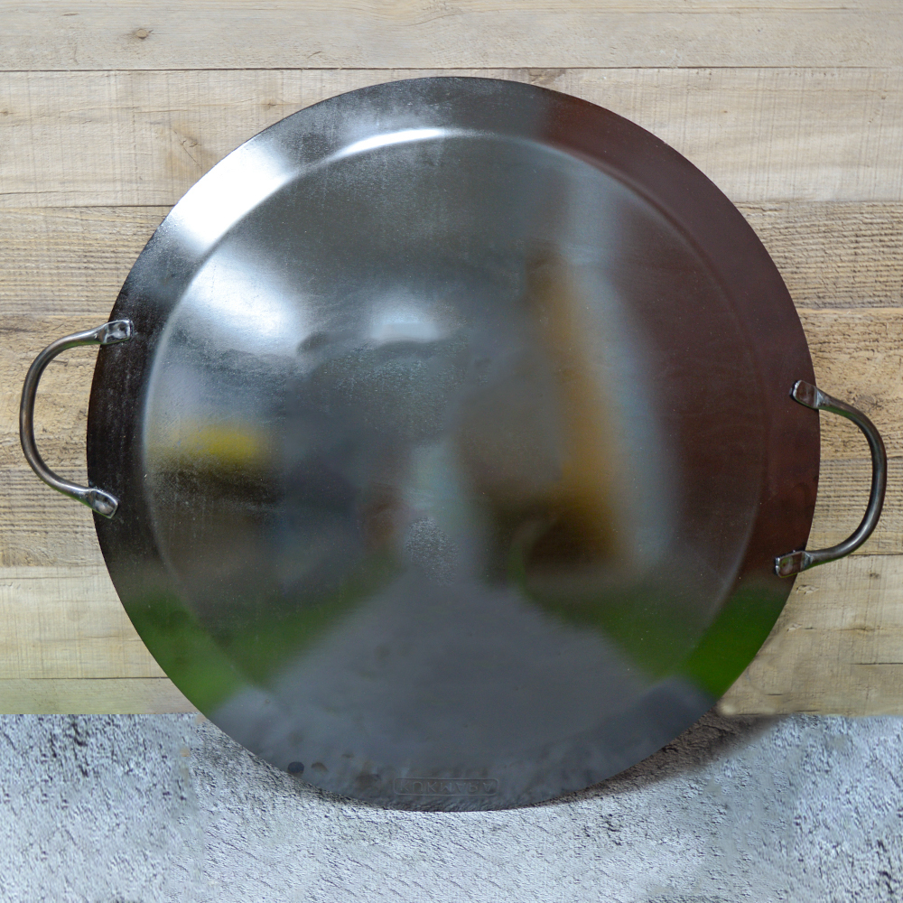 Садж 49см стальной с 2 ручками, тм Kukmara