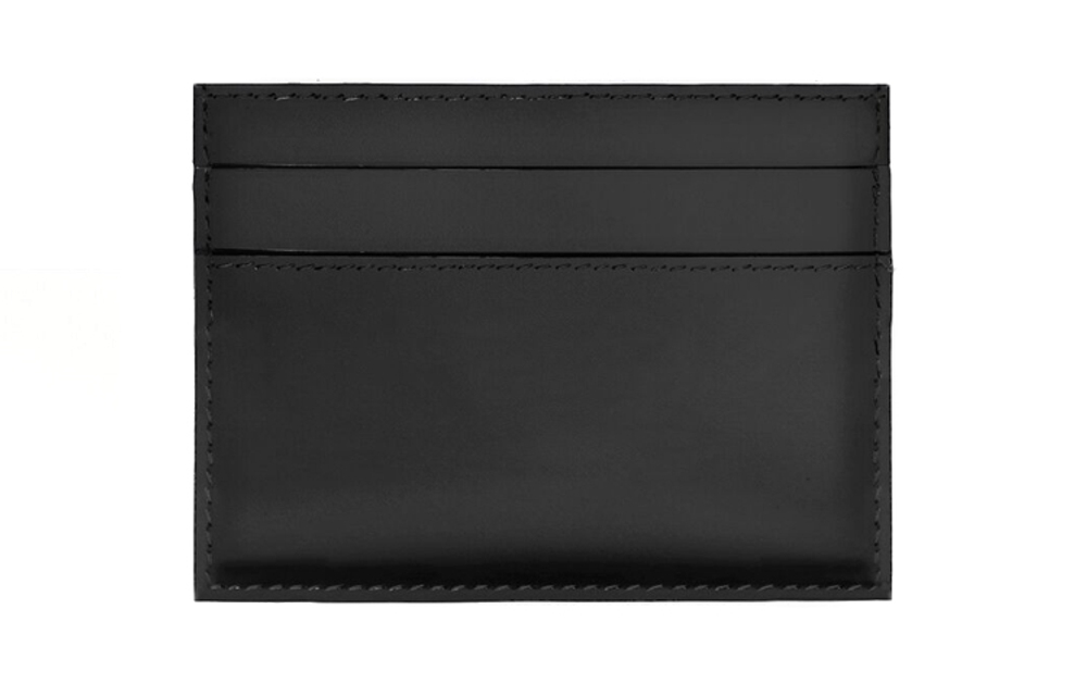 Balenciaga Neo Classic Solid Color Cow Leather Card Holder Card Holder Women"s Black