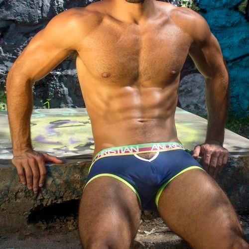 Мужские трусы боксеры Andrew Christian Teaser Boxer Violet   AC9756