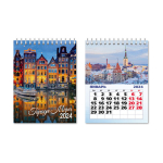 Календарь домик- вертикальный 2024"Города мира» 10*14 см