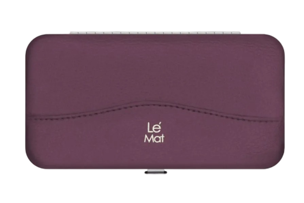 Магнитный кейс для 6 пинцетов Leather Purple