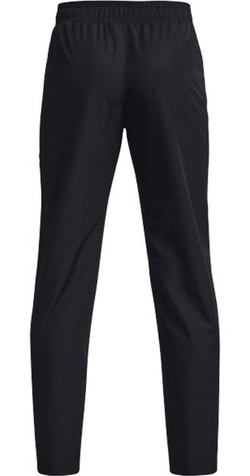 Детские теннисные брюки Under Armour Boys' Sportstyle Woven Pants - black/steel