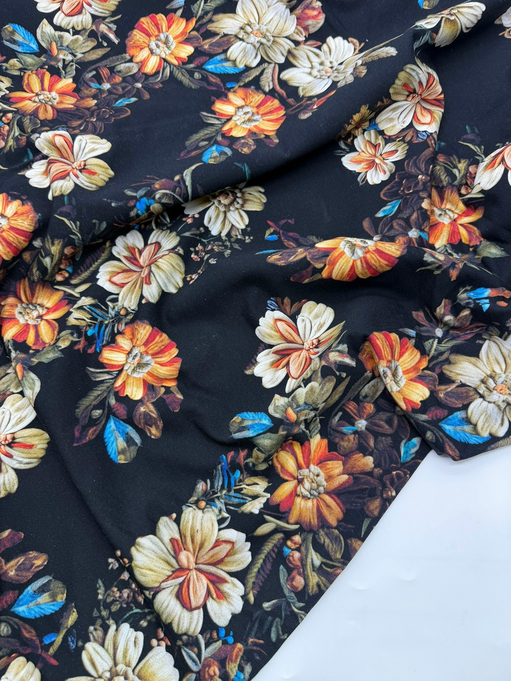 Футер 2 нитка цветочная лошадка компаньон