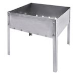 Мангал сборный стальной, размер 300х240х300 мм, в пленке, 701722