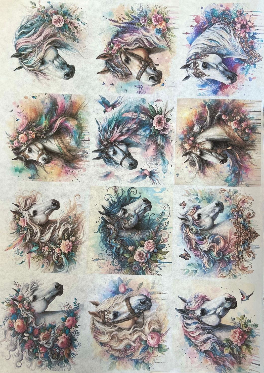 Декупажная карта 