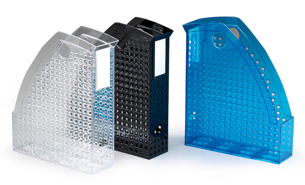 Лоток вертикальный Durable Trend A4 74x305x244мм прозрачный