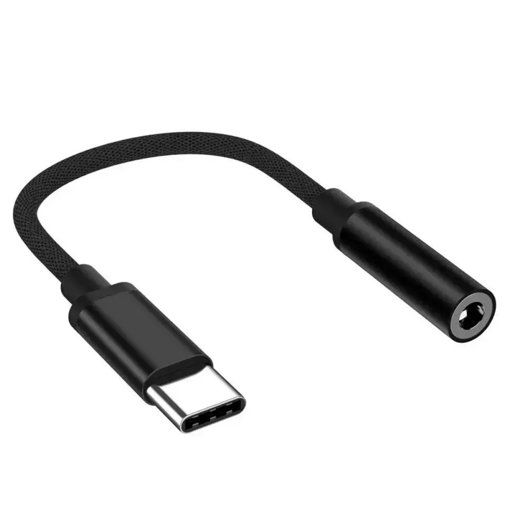 Адаптер Samsung  jack 3.5 - USB Type-C черный