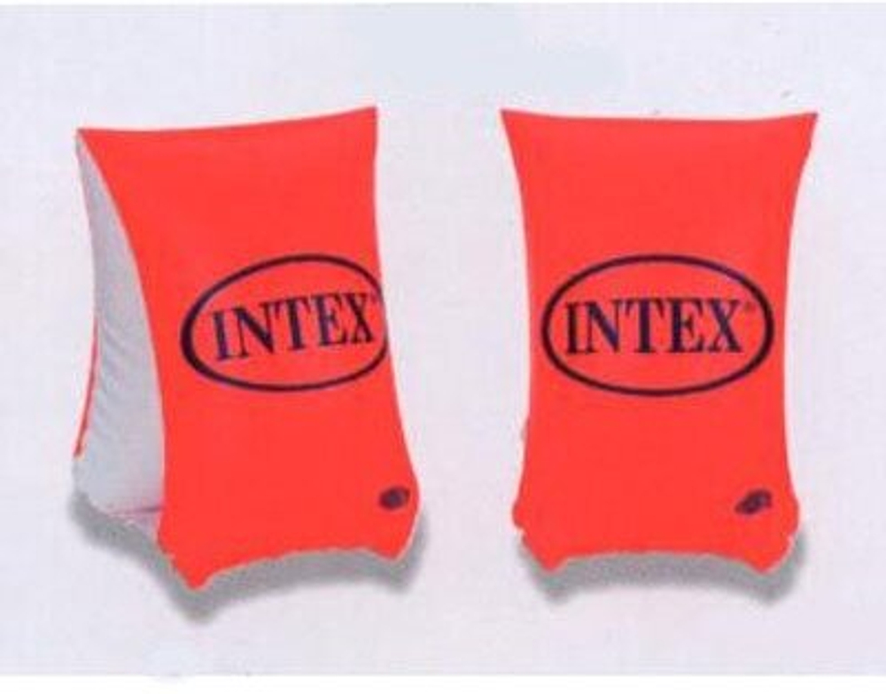 Нарукавники для плавания надувные Intex Делюкс 30х15 см, 2 шт, оранжевые, 58641