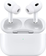 Наушники Apple AirPods Pro 2 2023 A3047/A3048/A2968, Bluetooth, внутриканальные, белый [mtjv3hn/a]
