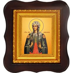 Македония Смирнская мученица. Икона на холсте.