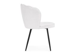 Стул на металлокаркасе Coral white / black