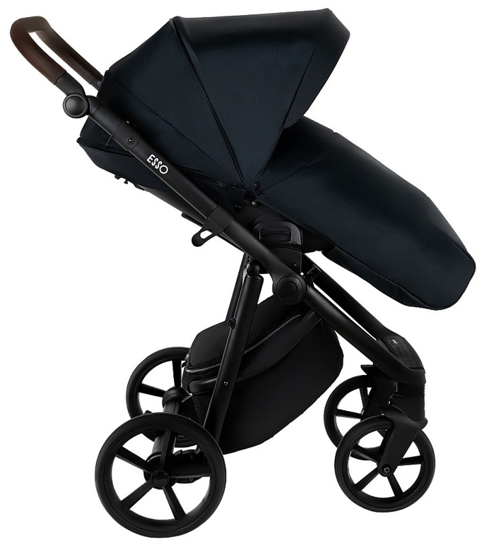 Детская коляска Roan Esso 2025 2 в 1 ESS111/1 Caviar/Black