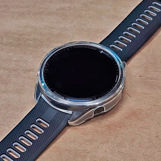Чехол бампер для Garmin Forerunner 965 (Прозрачный)