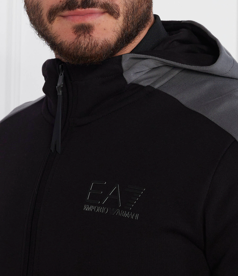 Худи EA7 - черный(6RPM33 PJEQZ)