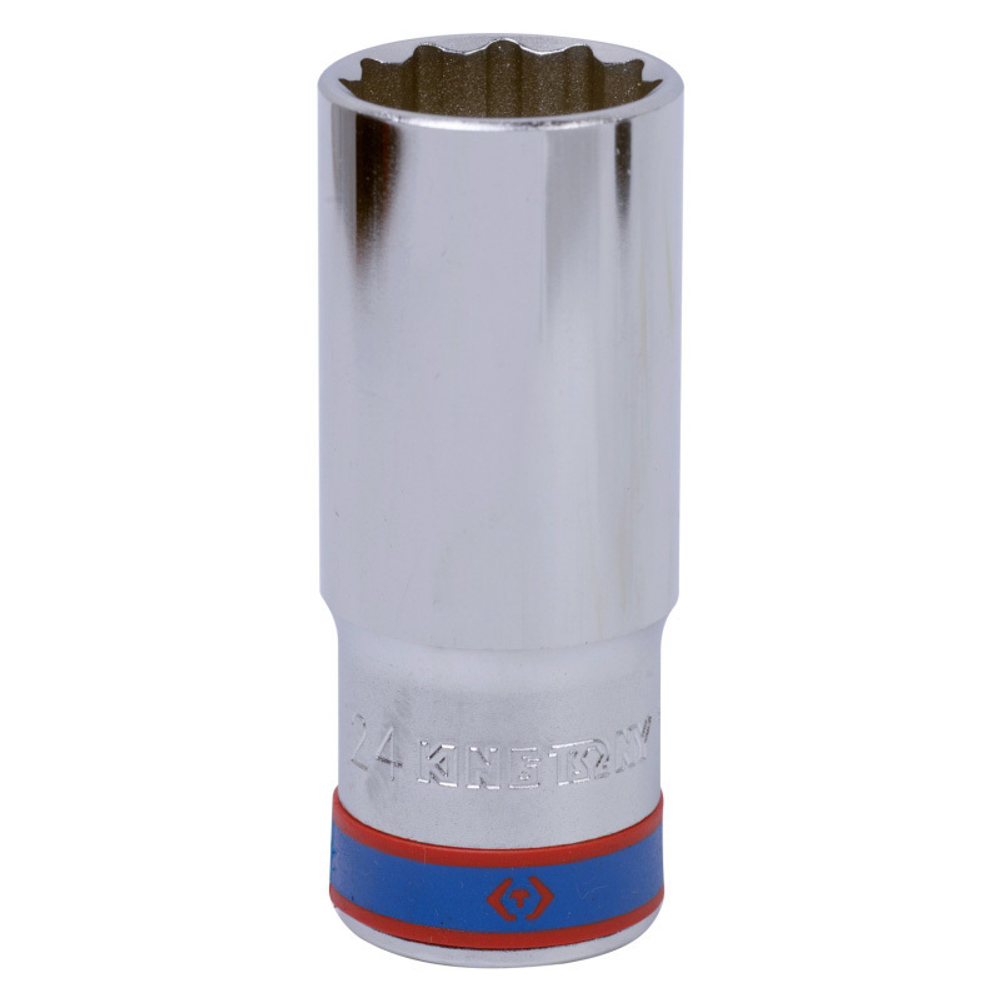 KING TONY (323024M) Головка торцевая глубокая двенадцатигранная 3/8", 24 мм