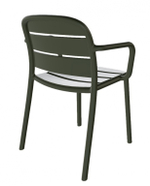 Кресло пластиковое Papatya Beykoz-K, кипарисовый