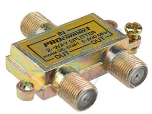 Делитель TV*2 под F разъем 5-9000 МГц