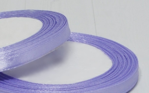 Лента атласная 0,6см х 22м "Сиреневая" (№90) 1 шт