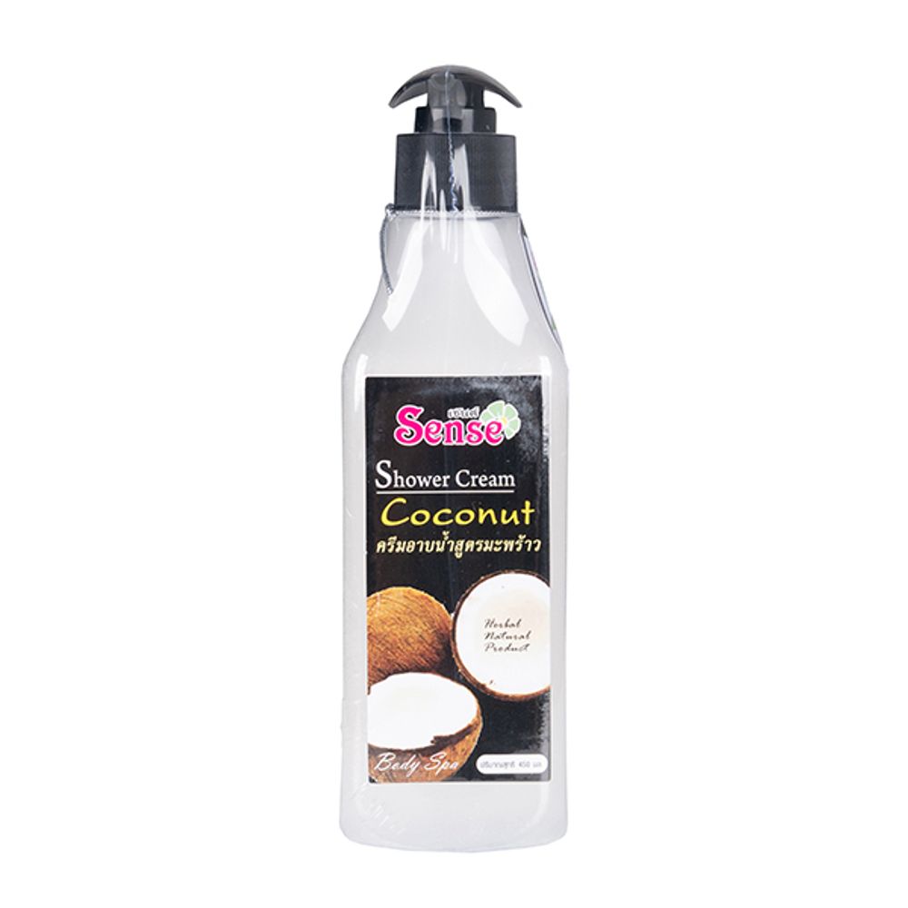 Гель для душа с кокосовым маслом SENSE Coconut Shower Cream 450 мл