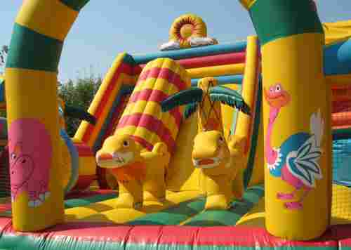 Надувной батут "Мульти-сафари-утка"