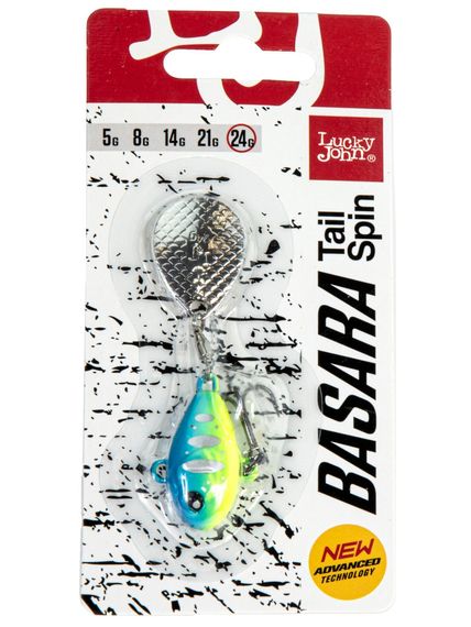 Тейл-спиннер Lucky John BASARA TAIL SPIN 24.0г 009 в блистере