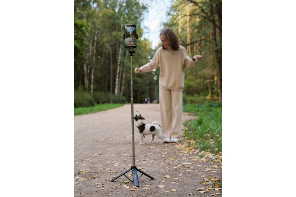 Штатив монопод для селфи Raylab MT-132 23-132см, с пультом