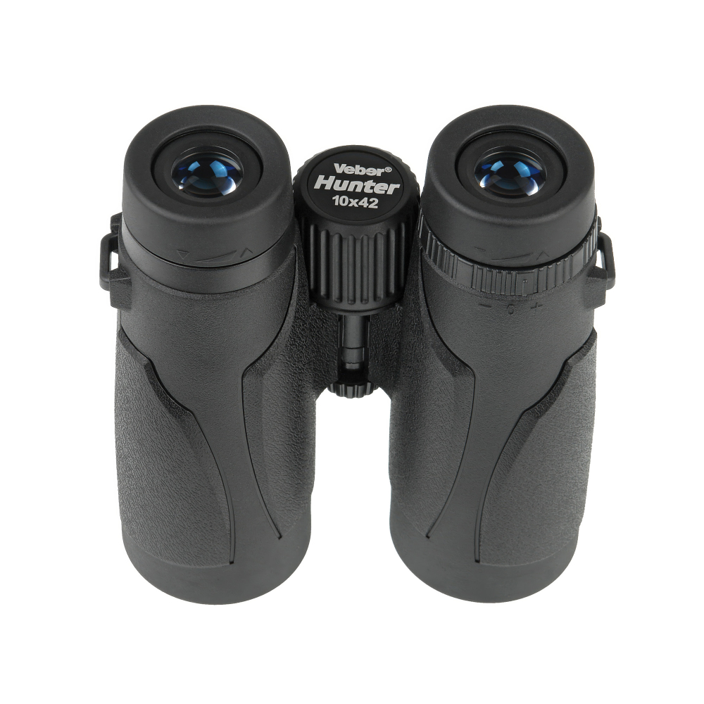 Бинокль Veber Hunter 10x42 - влагозащищенный обрезиненный корпус
